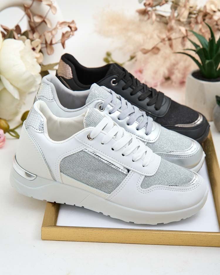 3 KOLORY 36 37 38 sneakersy 39 40 41 błyszczące buty sportowe płaskie