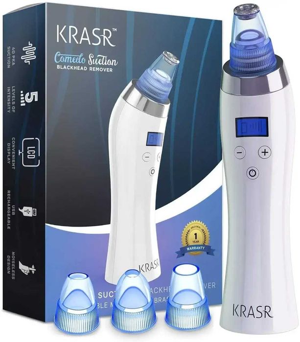 Новий  вакуумний очищувач  обличчя KRASR Comedo Suction.
