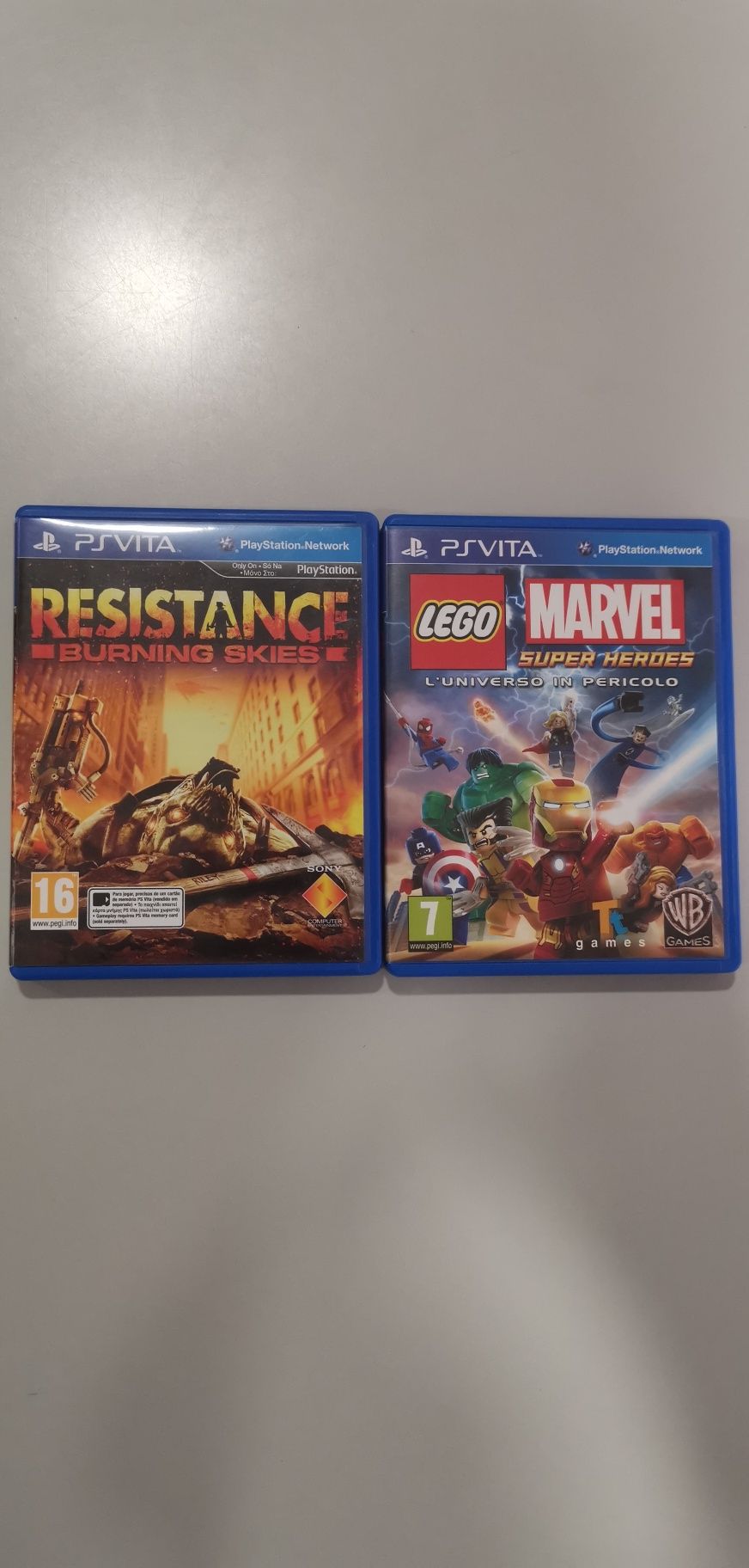 Resistance ps vita & Lego Marvel super heroes