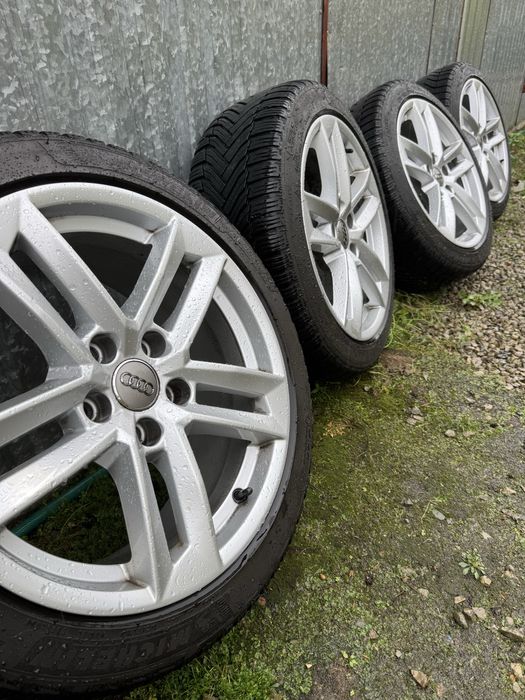 A3 8V 8P A4 B6 B7 B8 B9 Q5 A6 Q3  Alufelgi 17 Audi 5x112 opony micheli