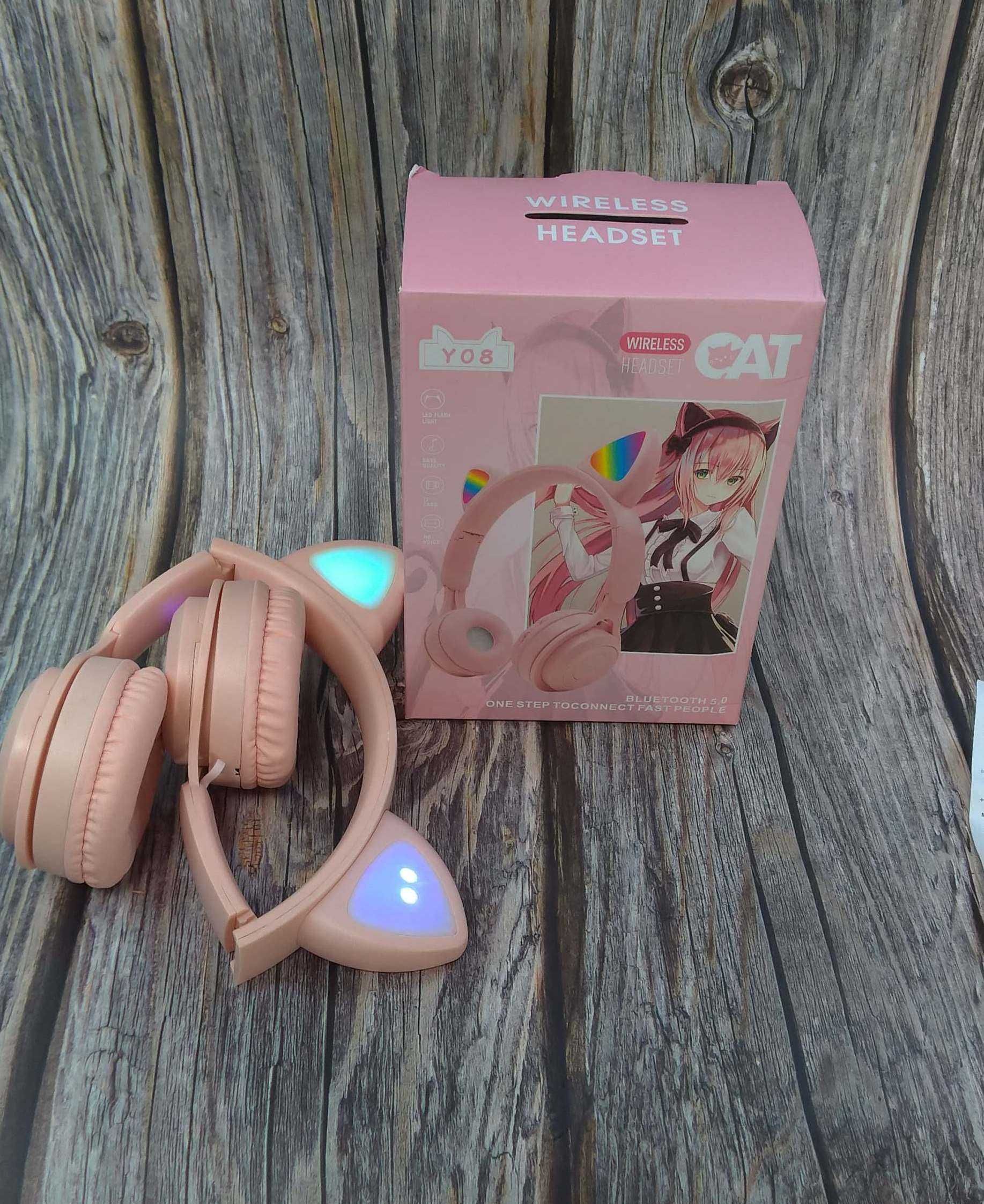 Bluetooth навушники Cat Ear DR-08 наушники дитячі складні