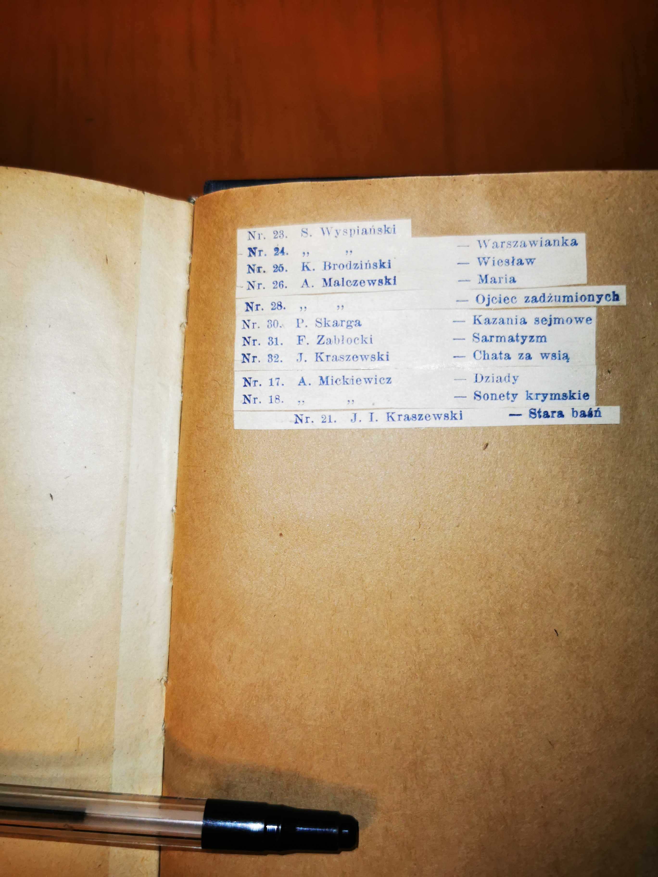 Biblioteka krytyczna arcydzieł literatury polskiej 1946-47