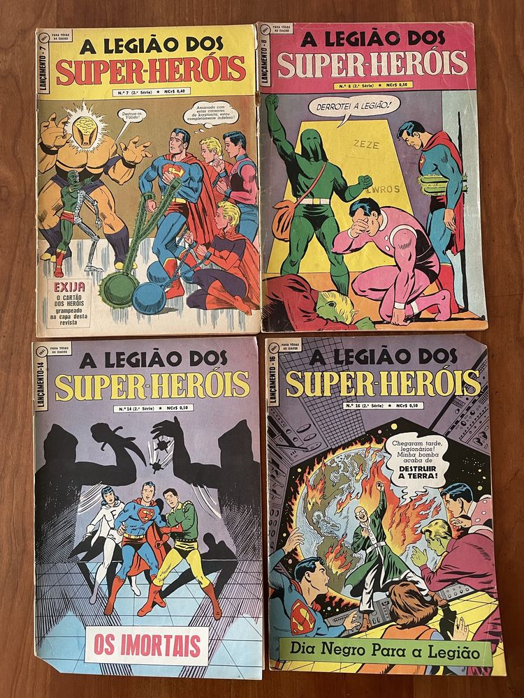 A Legião dos Super-Heróis - edições Ebal