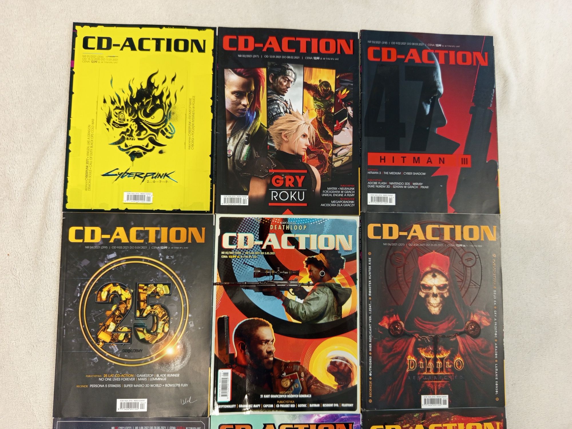 Czasopisma Cd-action kompletny rocznik 2021