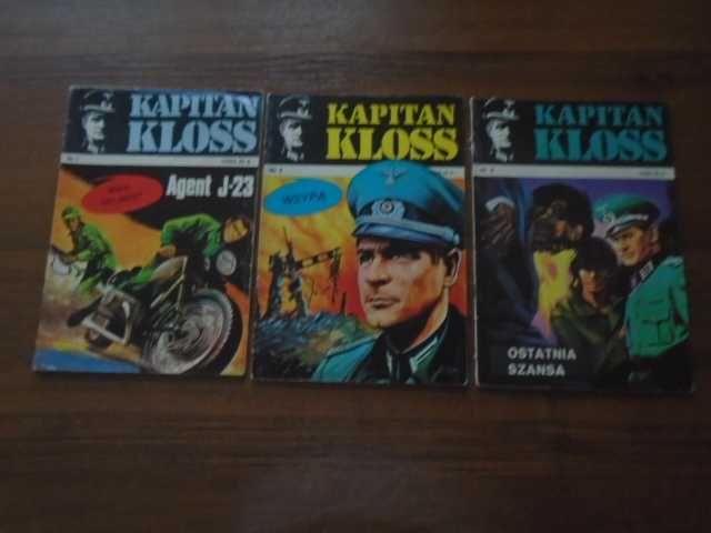 KAPITAN KLOSS -komplet wyd.1 1971r -Unikat !!!