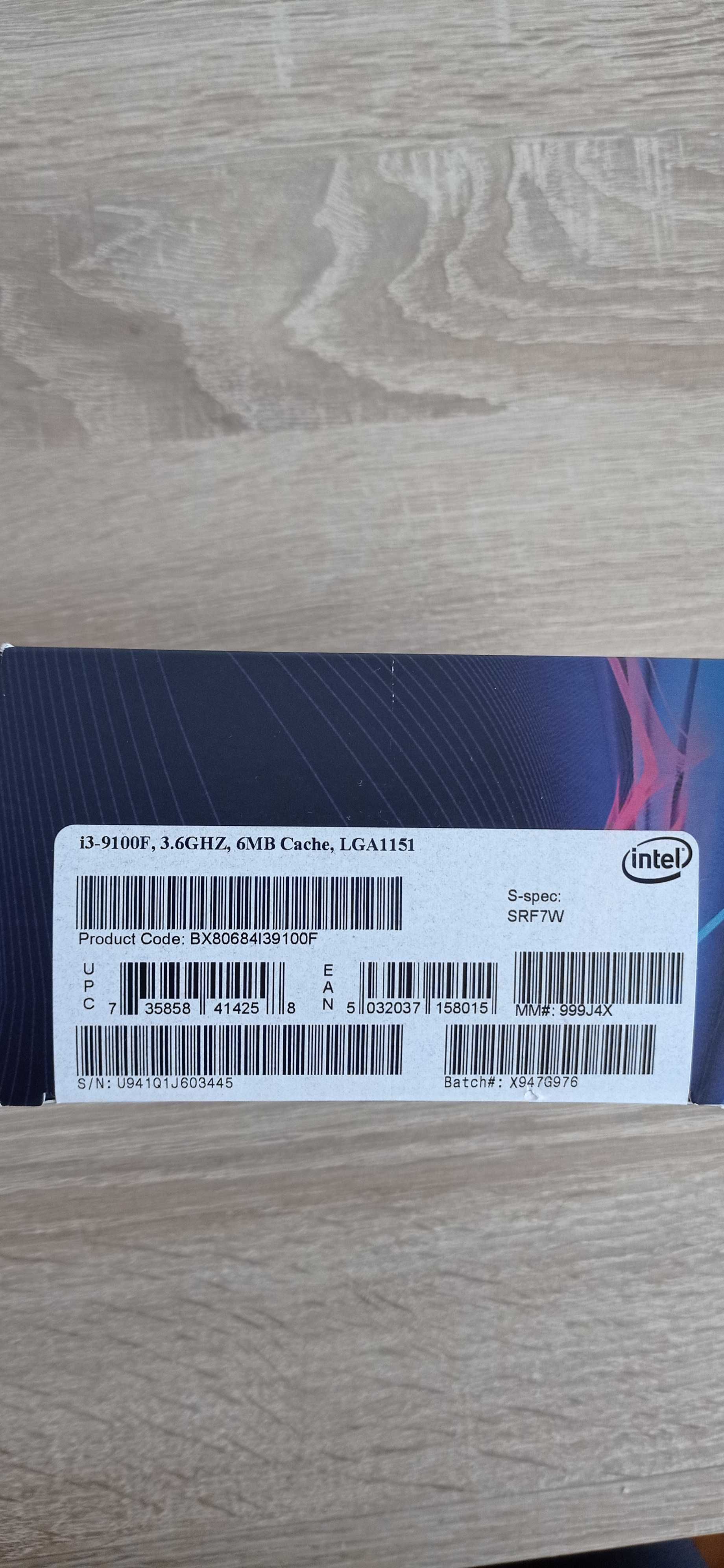 Procesor Intel Core i3-9100F, 3,6GHz, 6MB BOX