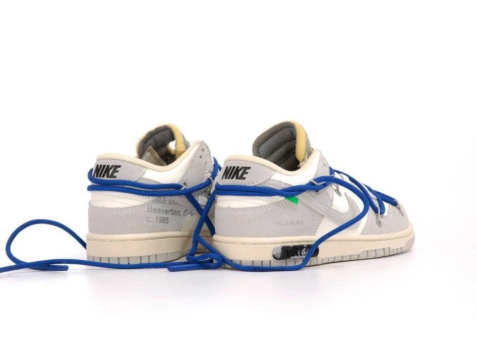 Унисекс кроссовки Nike SB Dunk Low x Off White замшеві найк сб данк