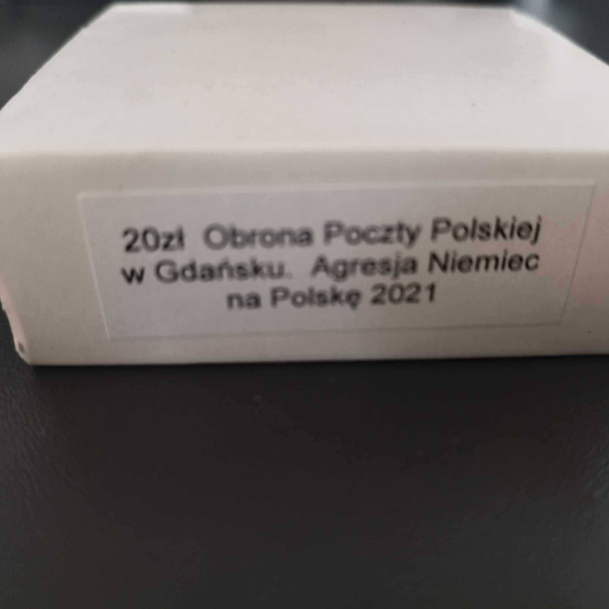 20 zł Srebrna Moneta Obrona Poczty Polskiej w Gdańsku