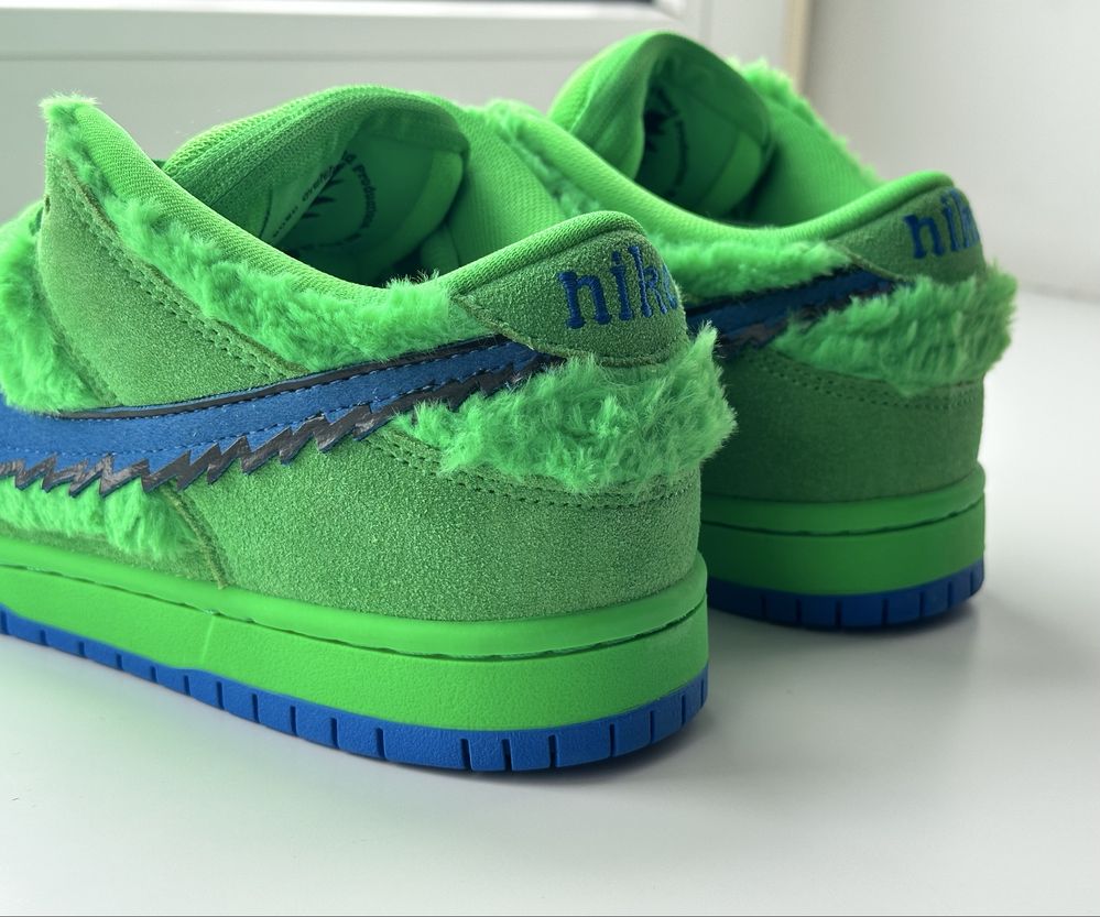 Кросівки кеди Grateful Dead x Nike SB Dunk Low Green Bear CJ5378-300