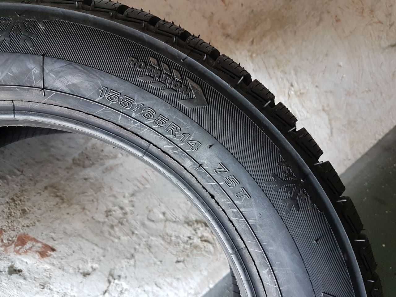 Nowa Opona zimowa pojedynka 155/65R14 9,2mm First Stop Winter 2