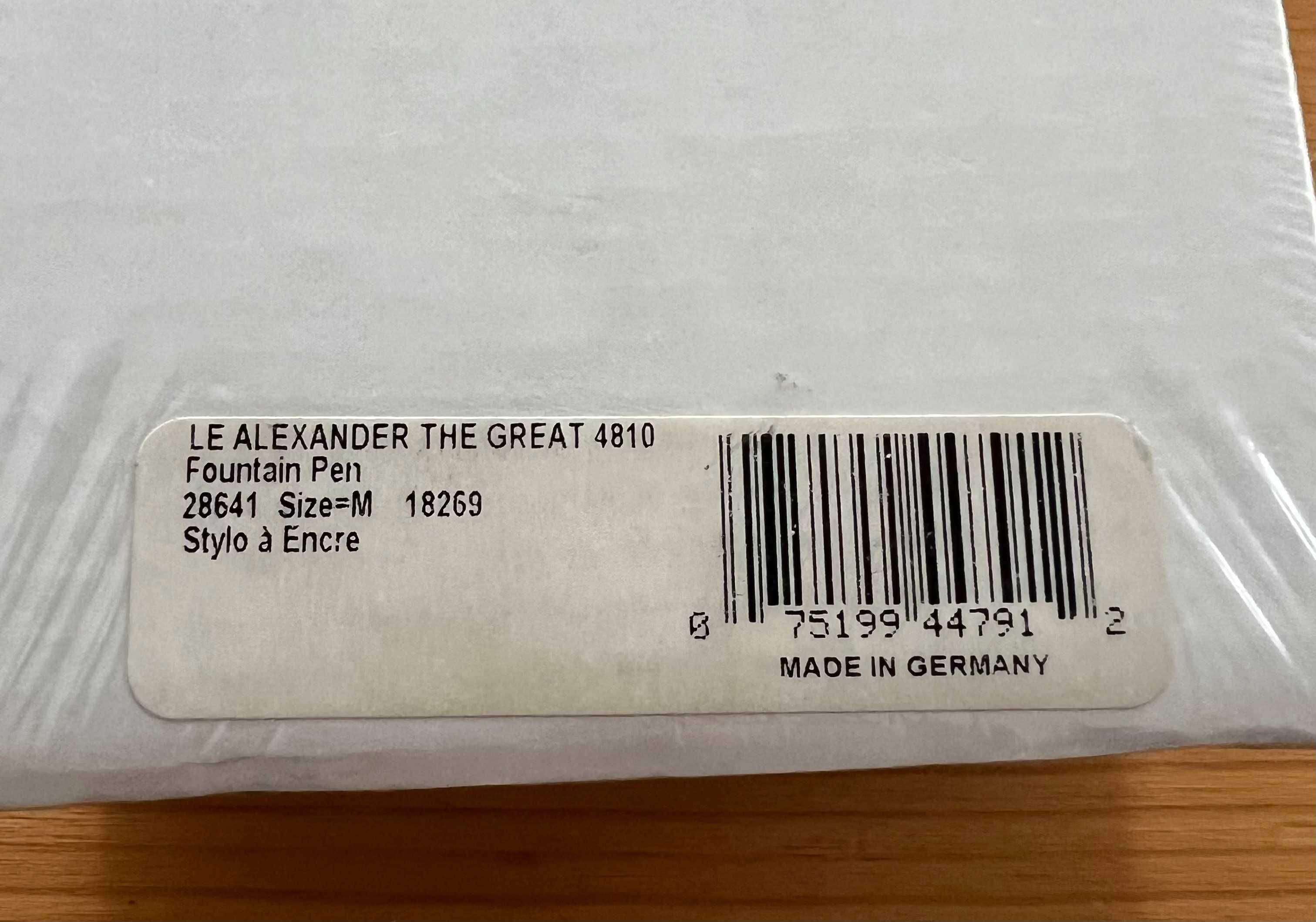MONTBLANC ALEXANDER THE GREAT PATRON OF ART FOUNTAIN PEN 1998