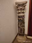 Coluna artesanal decorativa