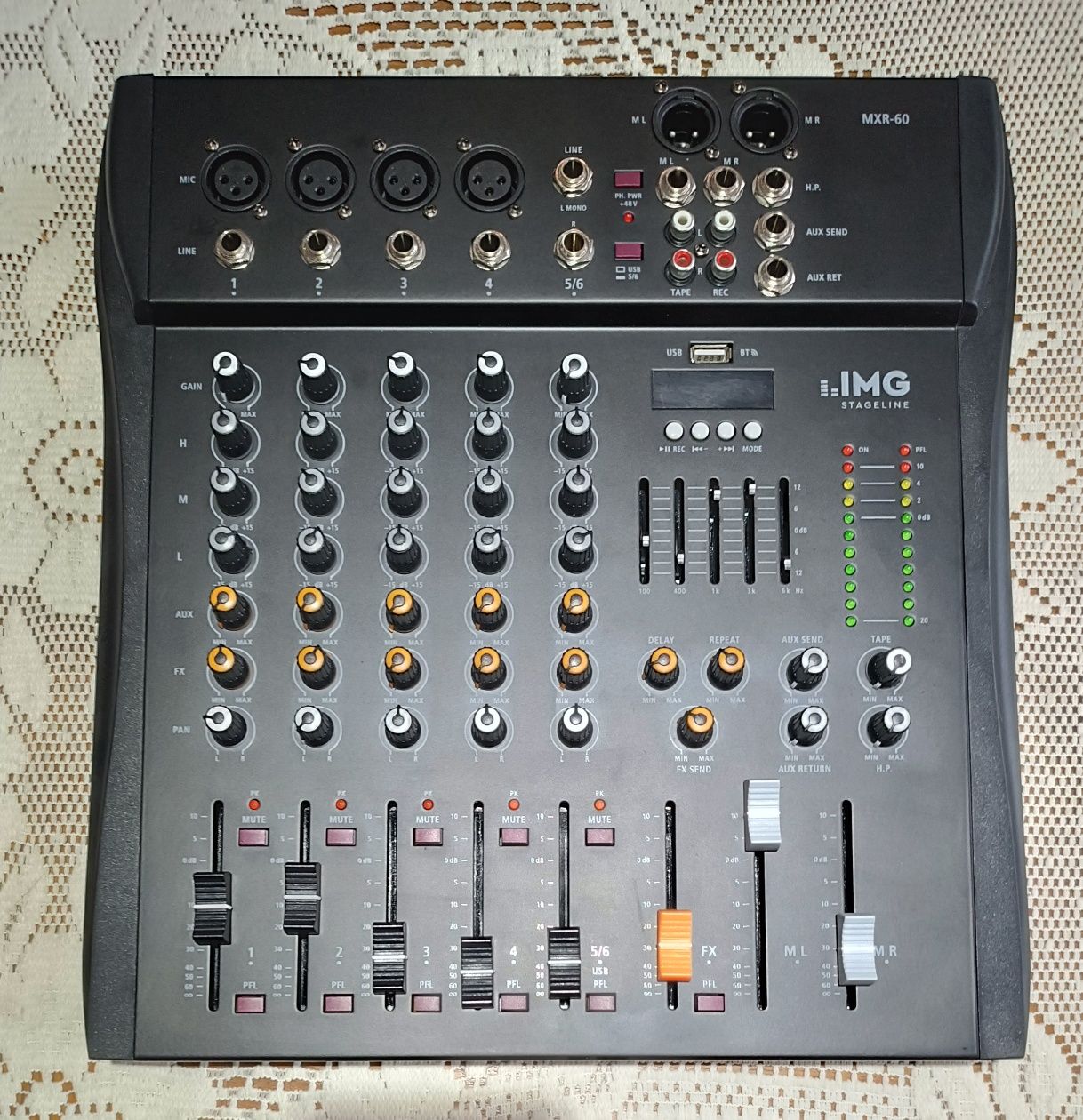 IMG stageline MXR-60 mikser 6 kanałowy mixer