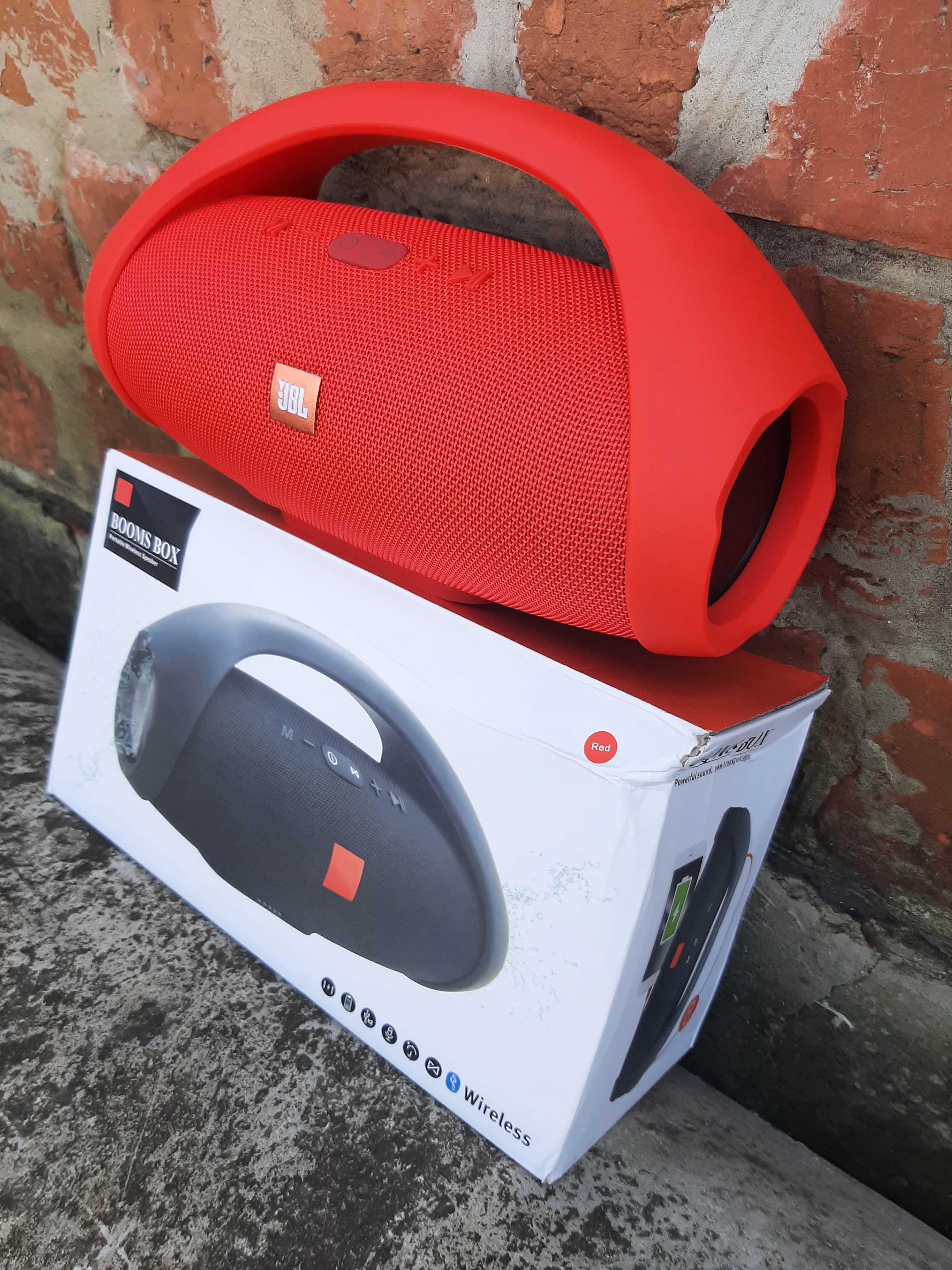 Портативна boombox колонка red