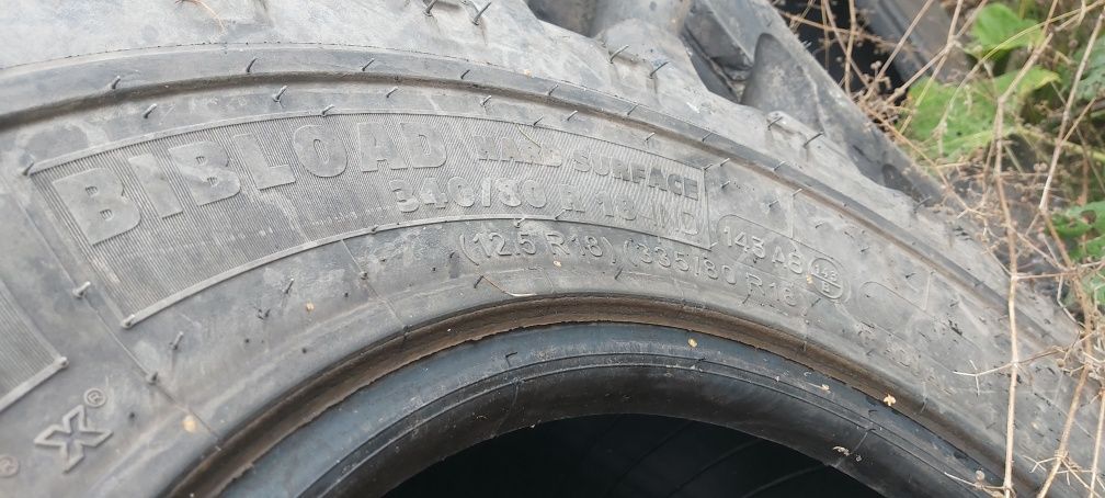 Opony Michelin 12.5/80 R 18