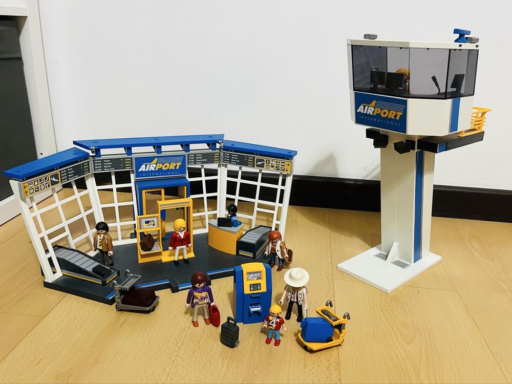 Aeroporto e Aviões Playmobil