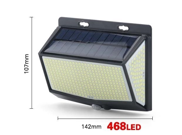 Candeeiro solar 468 LED