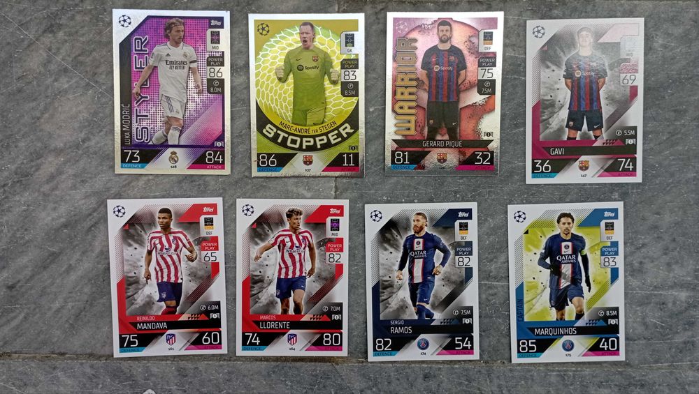 59 Cartas Match Attax