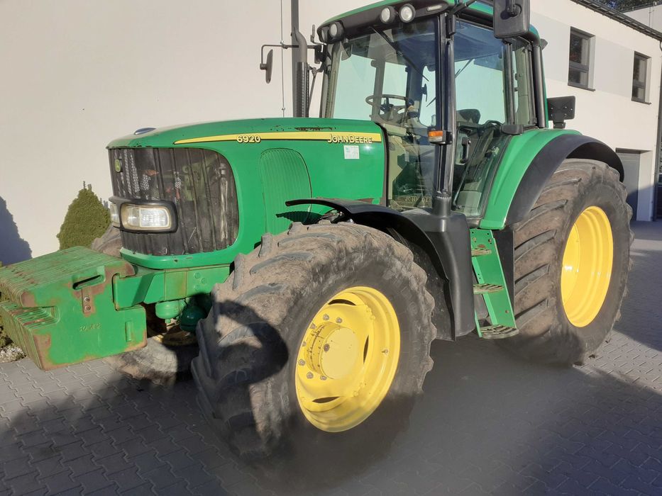 Ciągnik rolniczy John Deere 6920 rok 2006 r. 150 KM