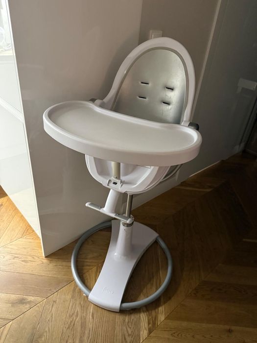 Krzesełko bloom fresco srebrne z akcesoriami - polecsm