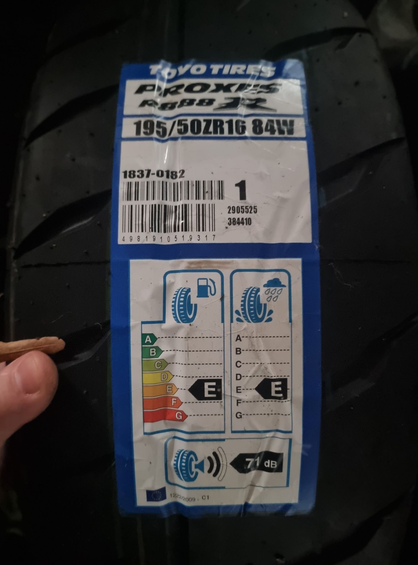 4x Opony - Toyo Proxes R888R - Komplet dla Lotus Elise Exige