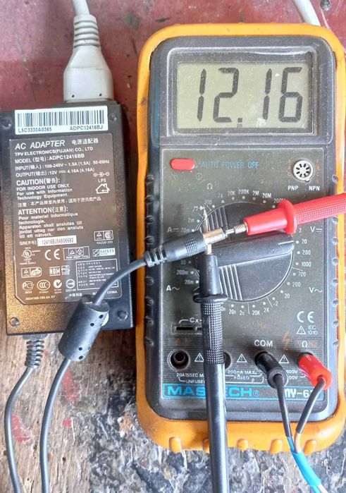 Блок живлення (мережевий адаптер) для моніторів HP/ BenQ. ADPC12416BB