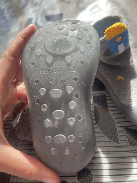 Тапки в садок , носочки силіконові  14  см