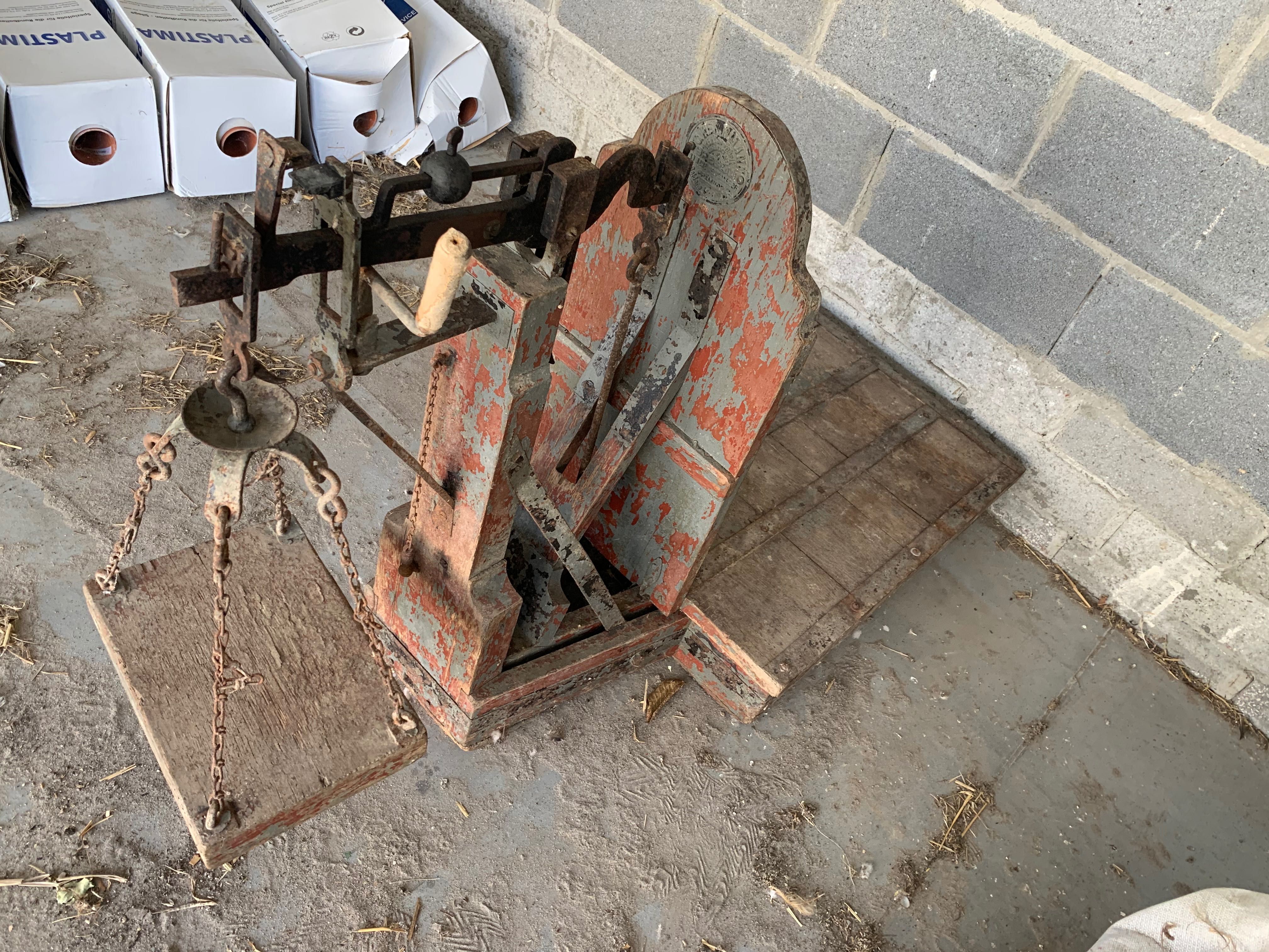 Waga platformowa towarowa szalkowa 500kg