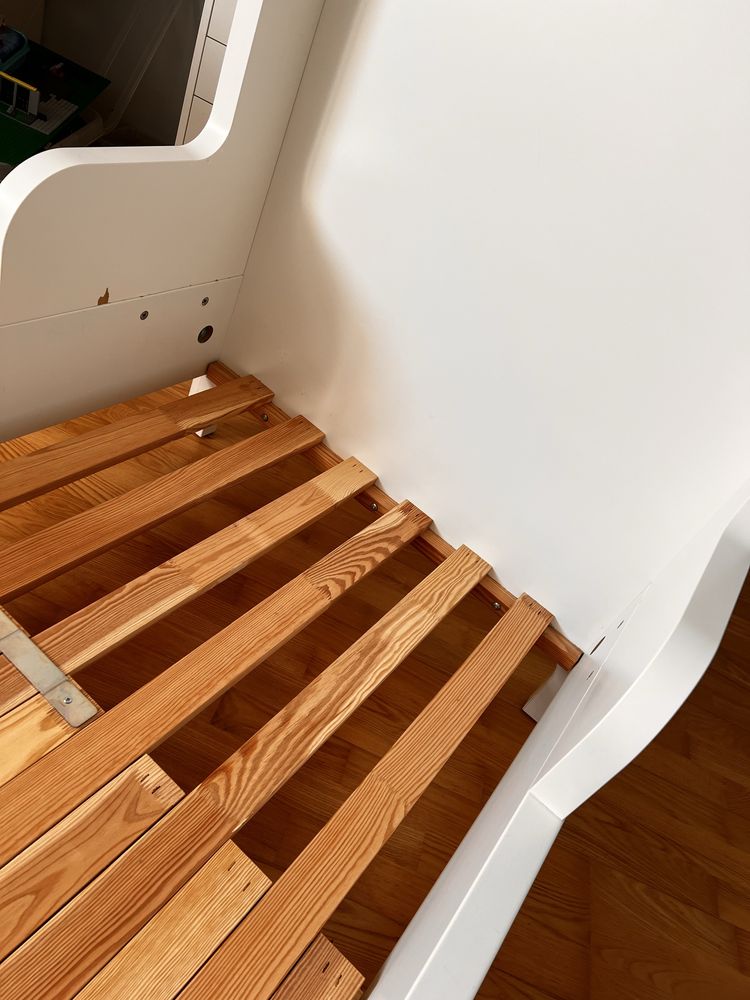 Lozko ikea busange materac gratis 90x140 90x175 90x210