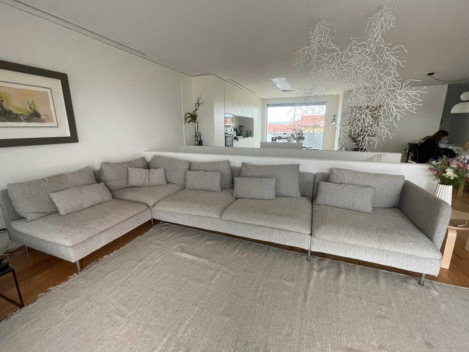 Sofa IKEA modular cinzento (4 modulos)