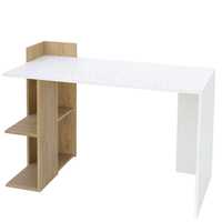 Письмовий стіл Меблі Холдинг HO shelf біла платина / дуб кам'яний