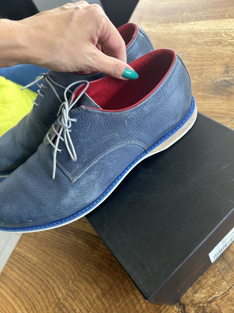 Buty męskie sznurowane Koil niebieskie oryginalne