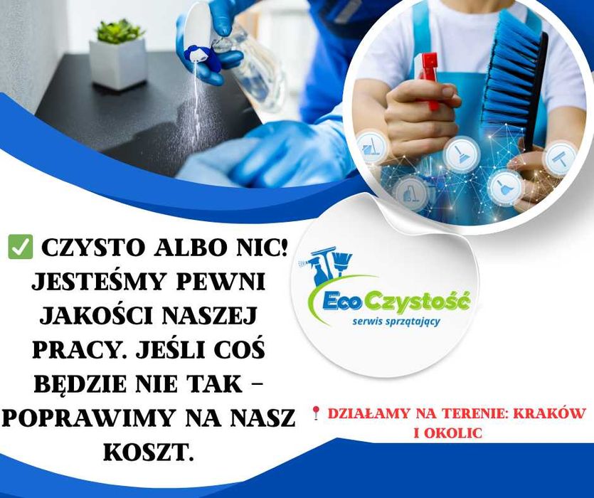 Sprzątanie Mieszkań, Domów i Apartamentów, mycie Okien i Witryn!