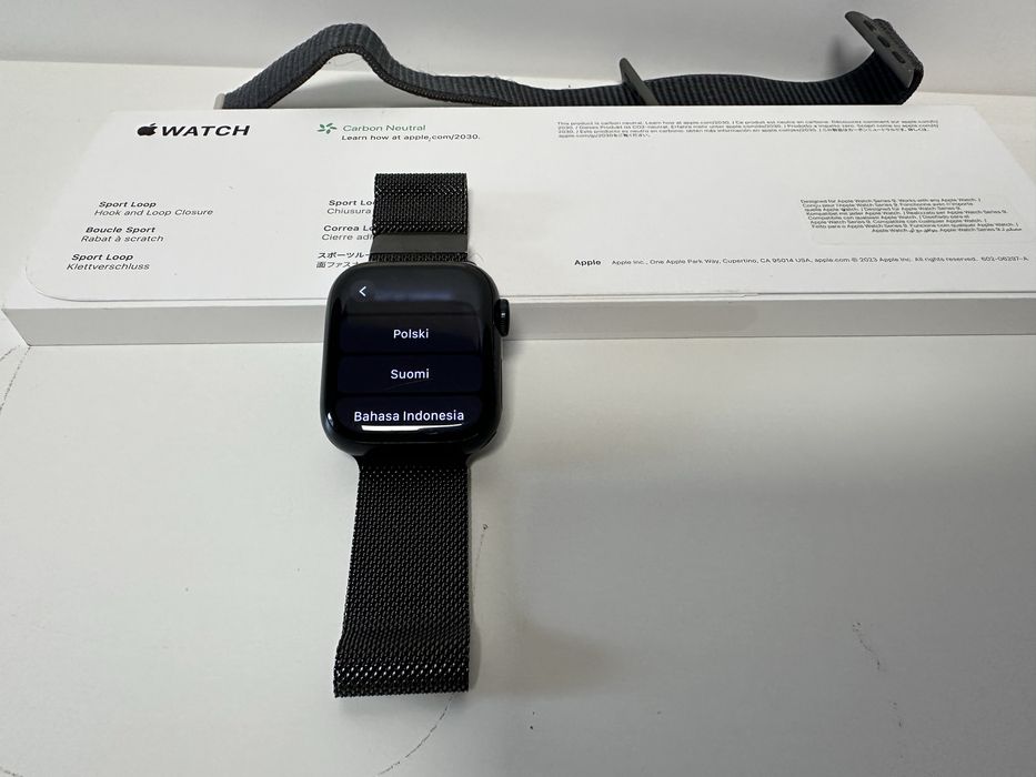 Apple Watch 9 41 mm - Bransoleta Mediolańska - Bateria 93%