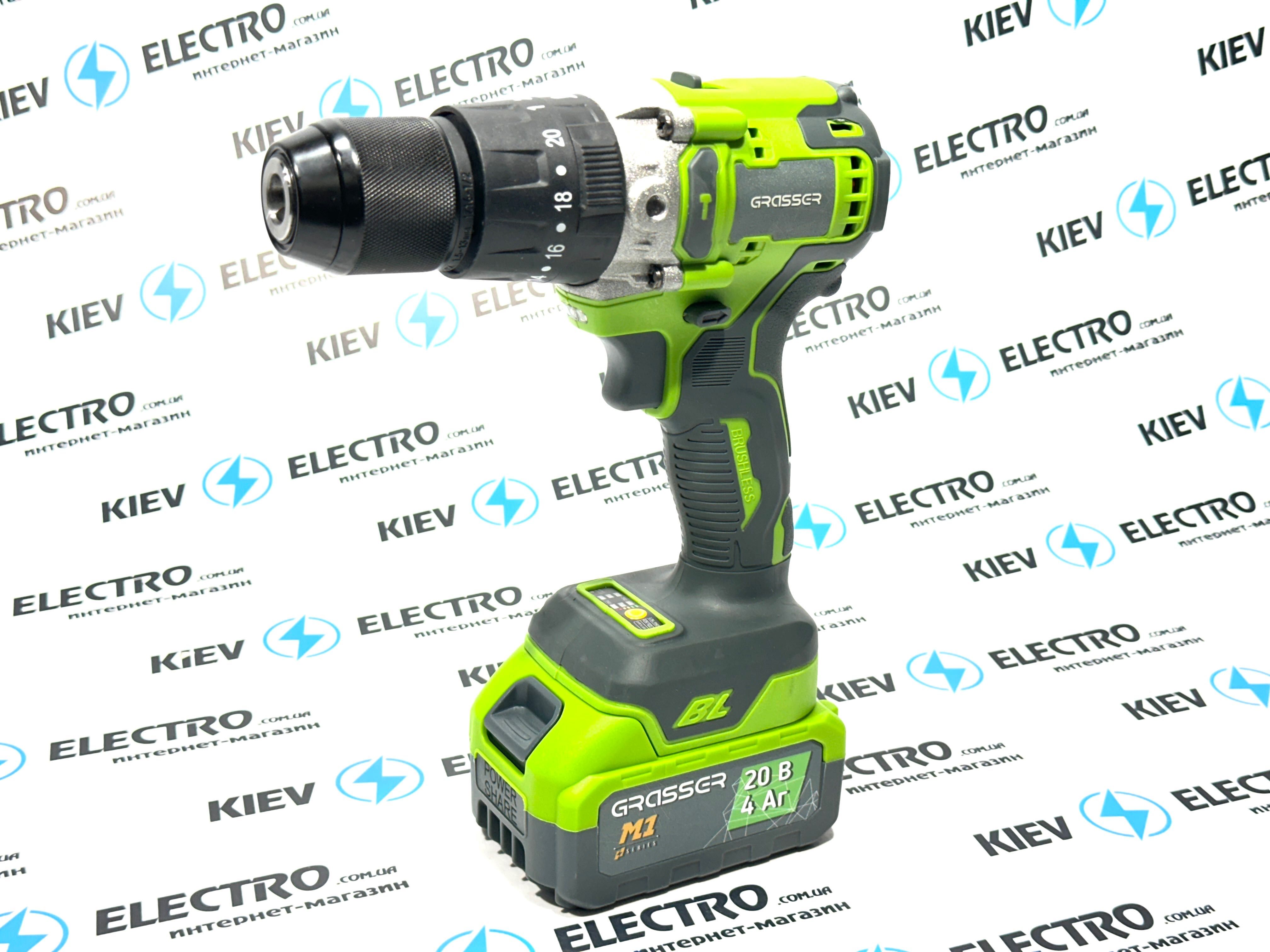 Шуруповерт бесщеточный ударный Grasser GСD 65TT (65HM/20V/4Ah)