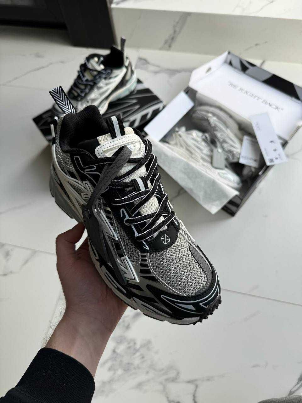 Кросівки Off-White Be Right Back / кроси Офф-Вайт Бі Райт чорні