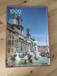 Puzzle 1000 elementów - Rzym - Plac Piazza Navona