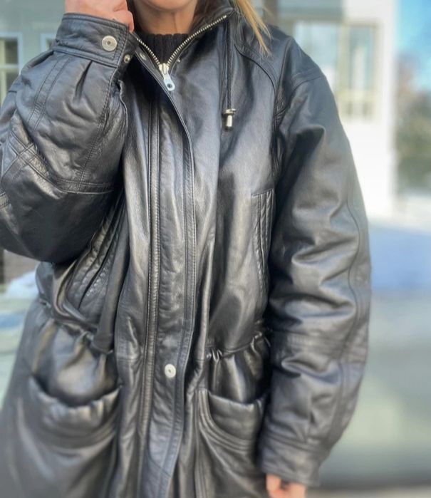 Kurtka skóra naturalna, klasyk L /XL, kurtka motocyklowa, oversize