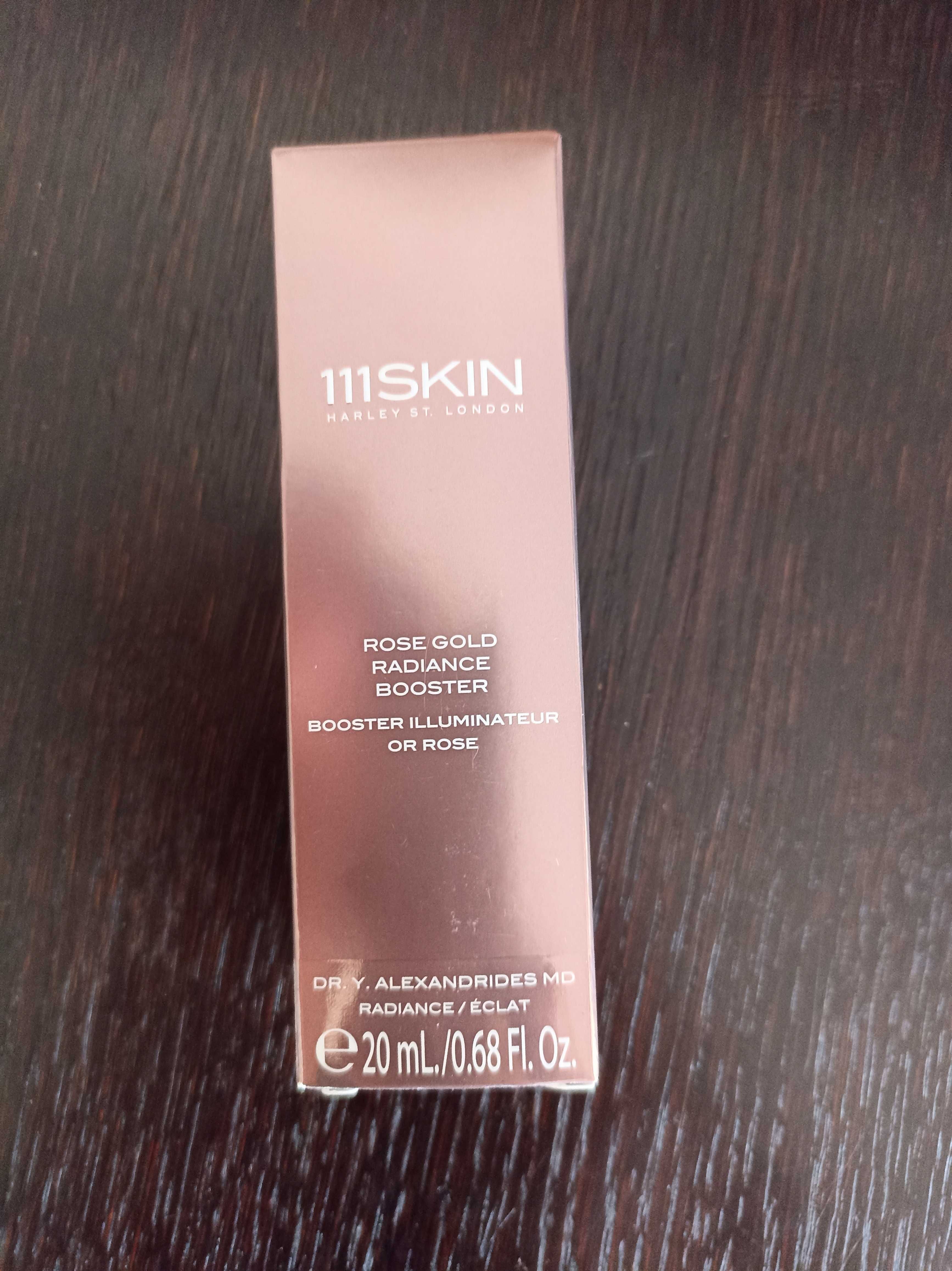 111skin skin 111 rose gold radiance booster 20 ml serum ze złotem