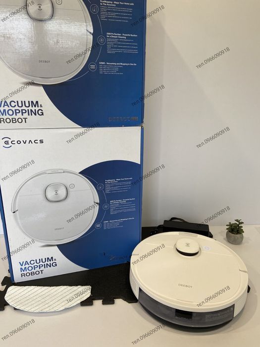 Робот пилосос миючий, моющий, пылесос ECOVACS N8