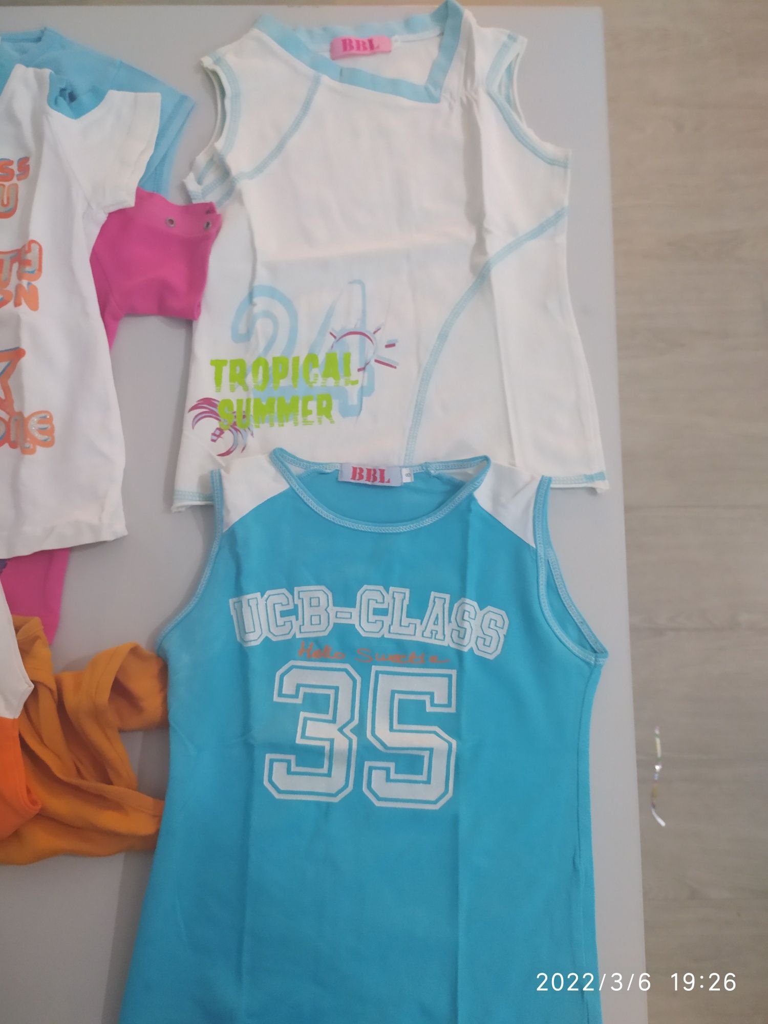 T-shirts menina 4/6 anos