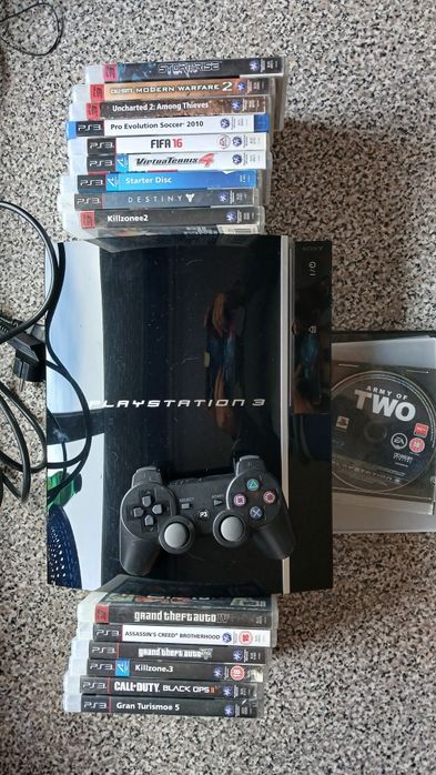 Playstation 3/20 jogos/1 comando