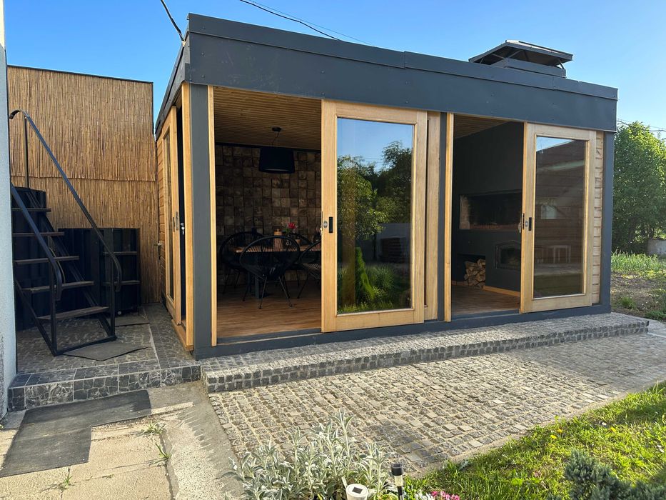 оренда проживання в будинку  м.Моршин, альтанка плюс чан на дровах