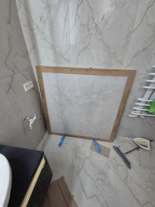 Plytki gresowe Tubadzin Shinestone White Mat 119,8x59,8 i 119,8x119,8