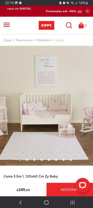Cama 5 em 1 da zippy