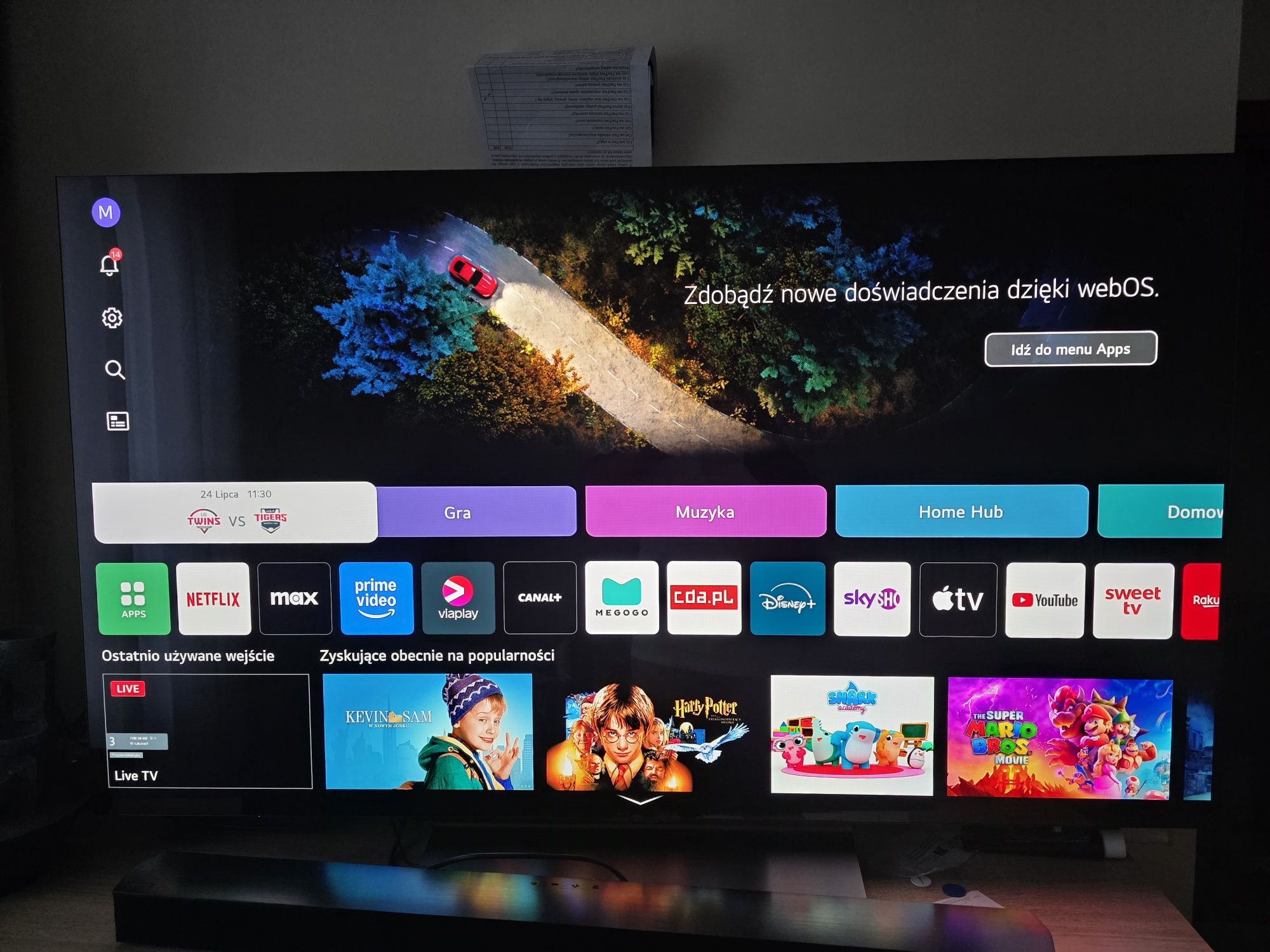 Telewizor LG 55C45LAOLED EVO4K144HzWEBOS Gwarancja