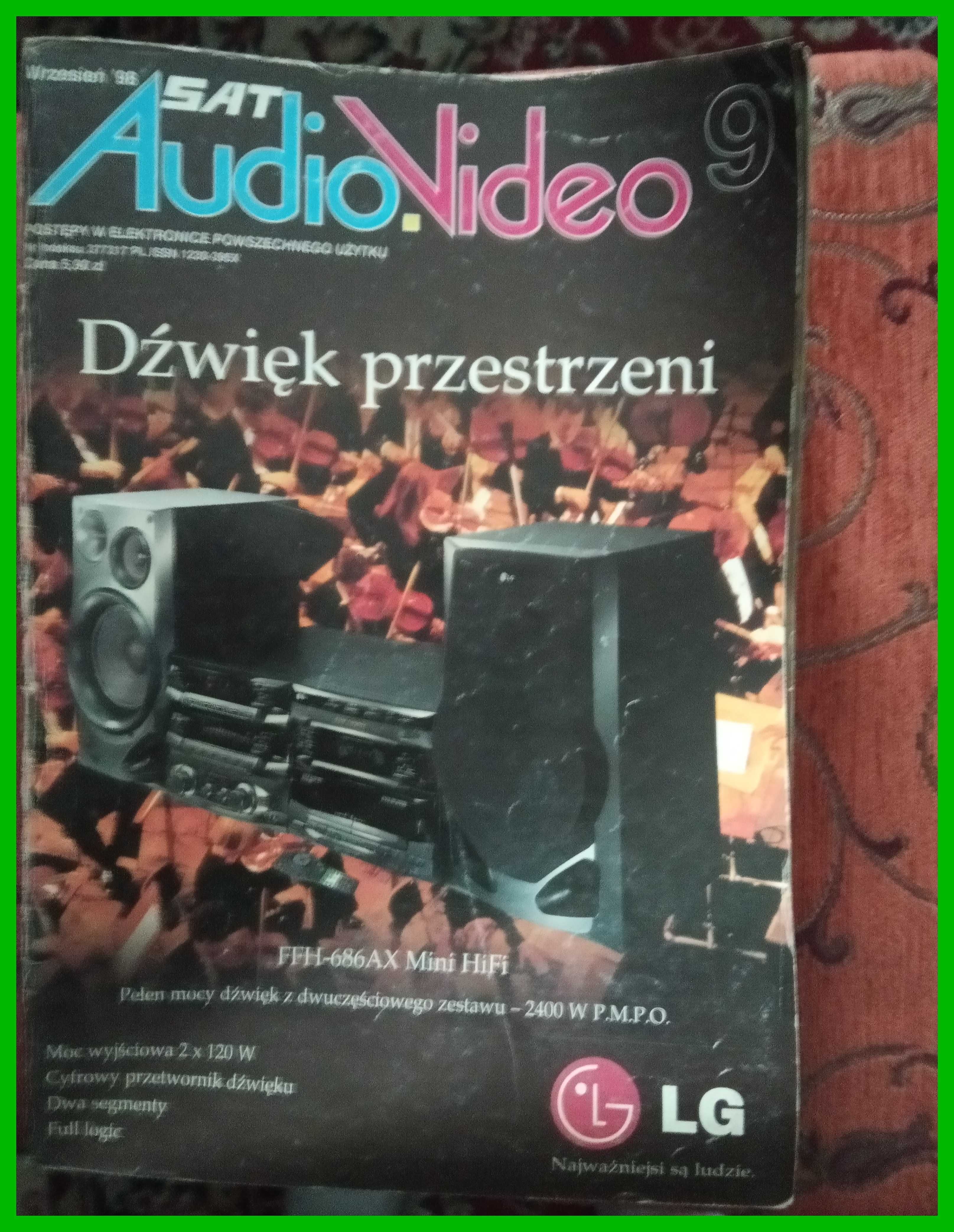 Czasopismo Sat Audio-Video 24 Numery Postępy w Elektronice