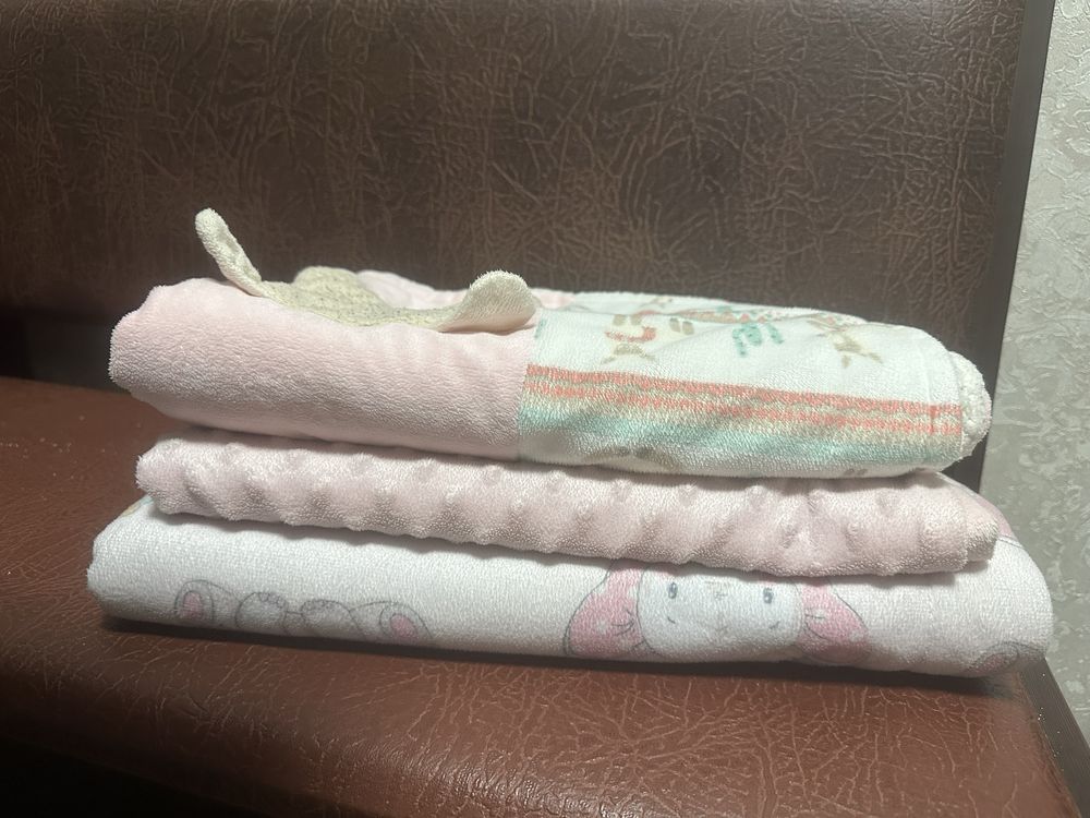 Детское одеяло + подушка. 3 вида одеял
