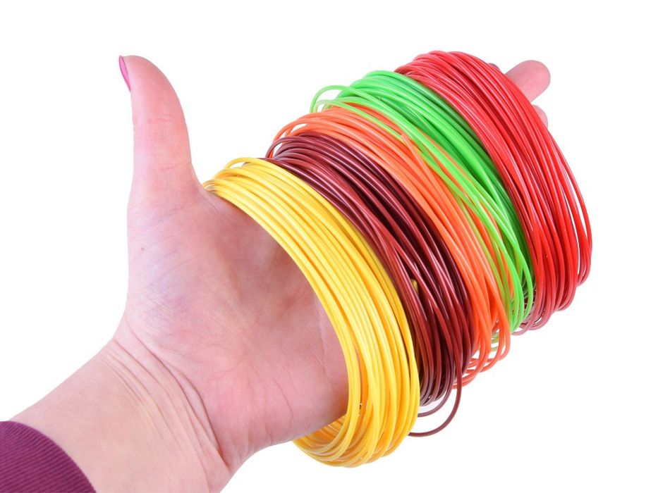 Zapas do długopisów 3D zestaw 5 kolorów ZA4148