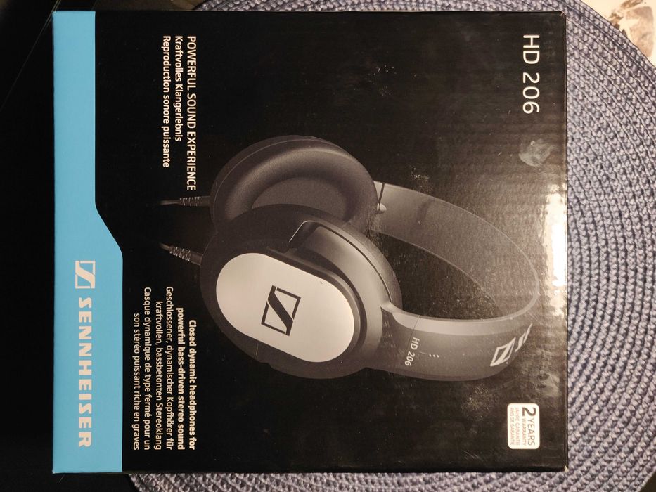 Słuchawki Sennheiser HD 206 - NOWE